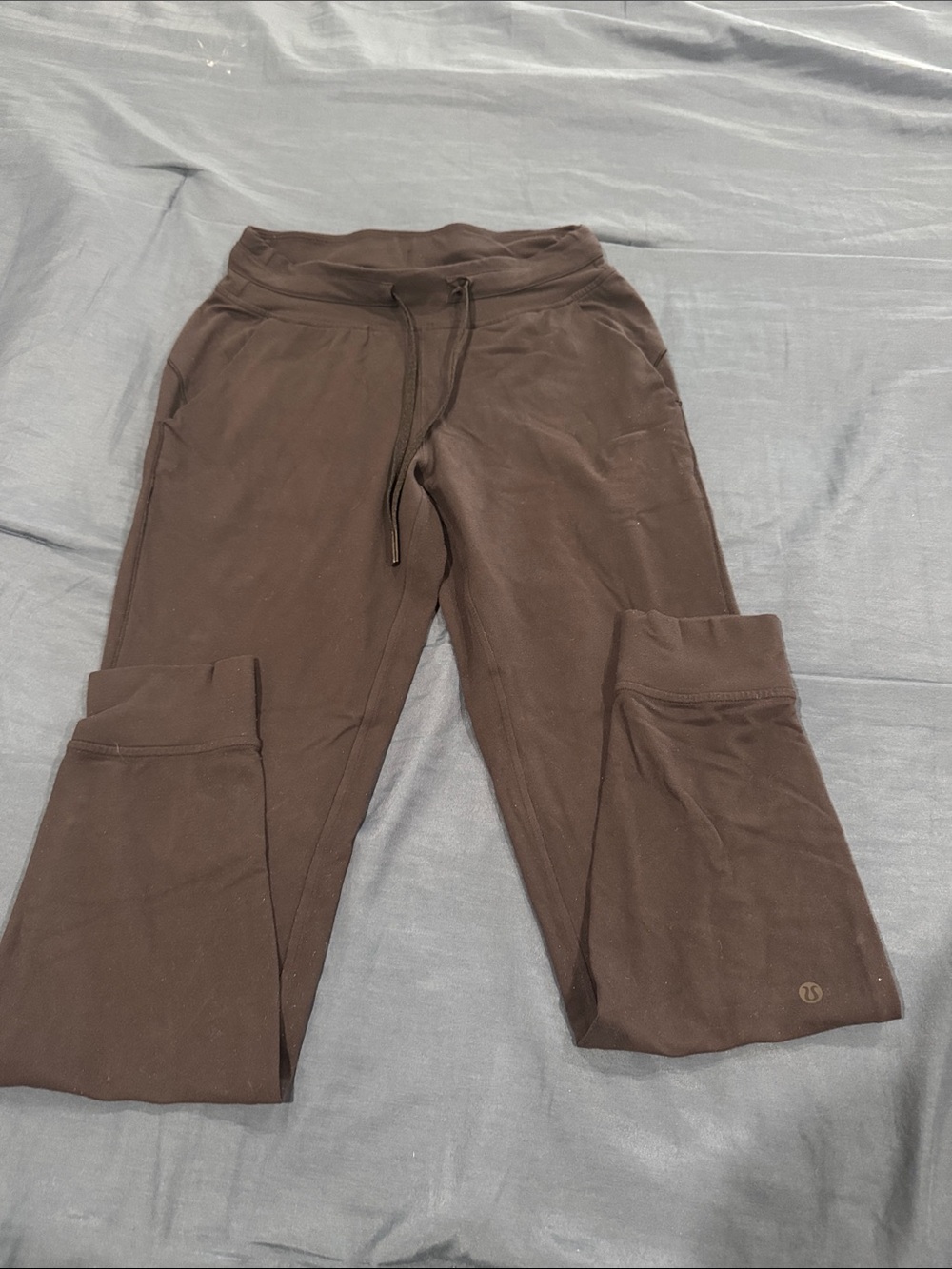 Men's Brown Drawstring Athletic Pants